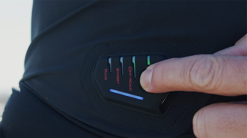 Alpinestars Tech Air 5 Plasma airbag system LED control panel